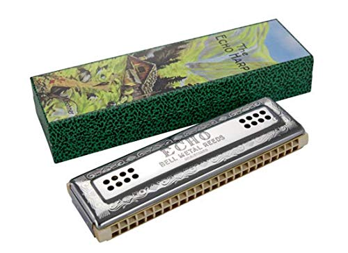 Tremolo harmonica - Hohner historic echo double sided harmonica