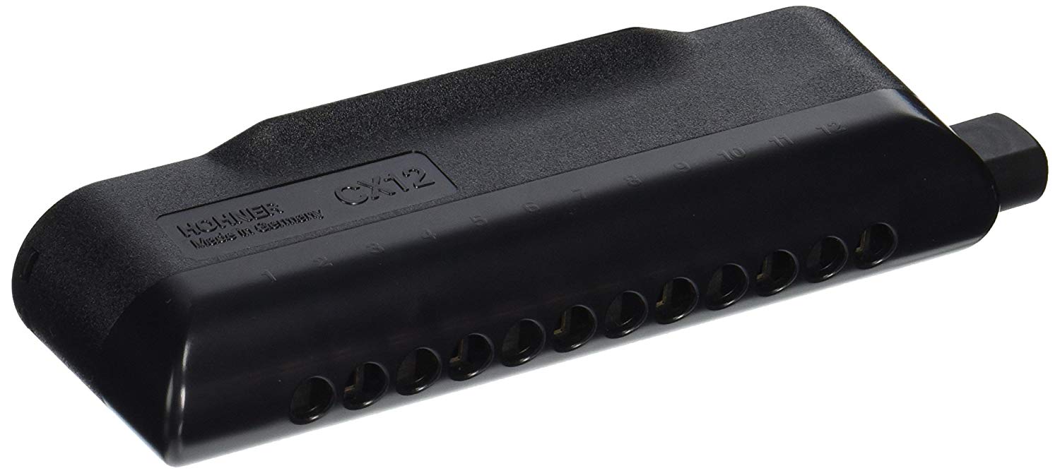 Hohner CX-12 black harmonica cx12